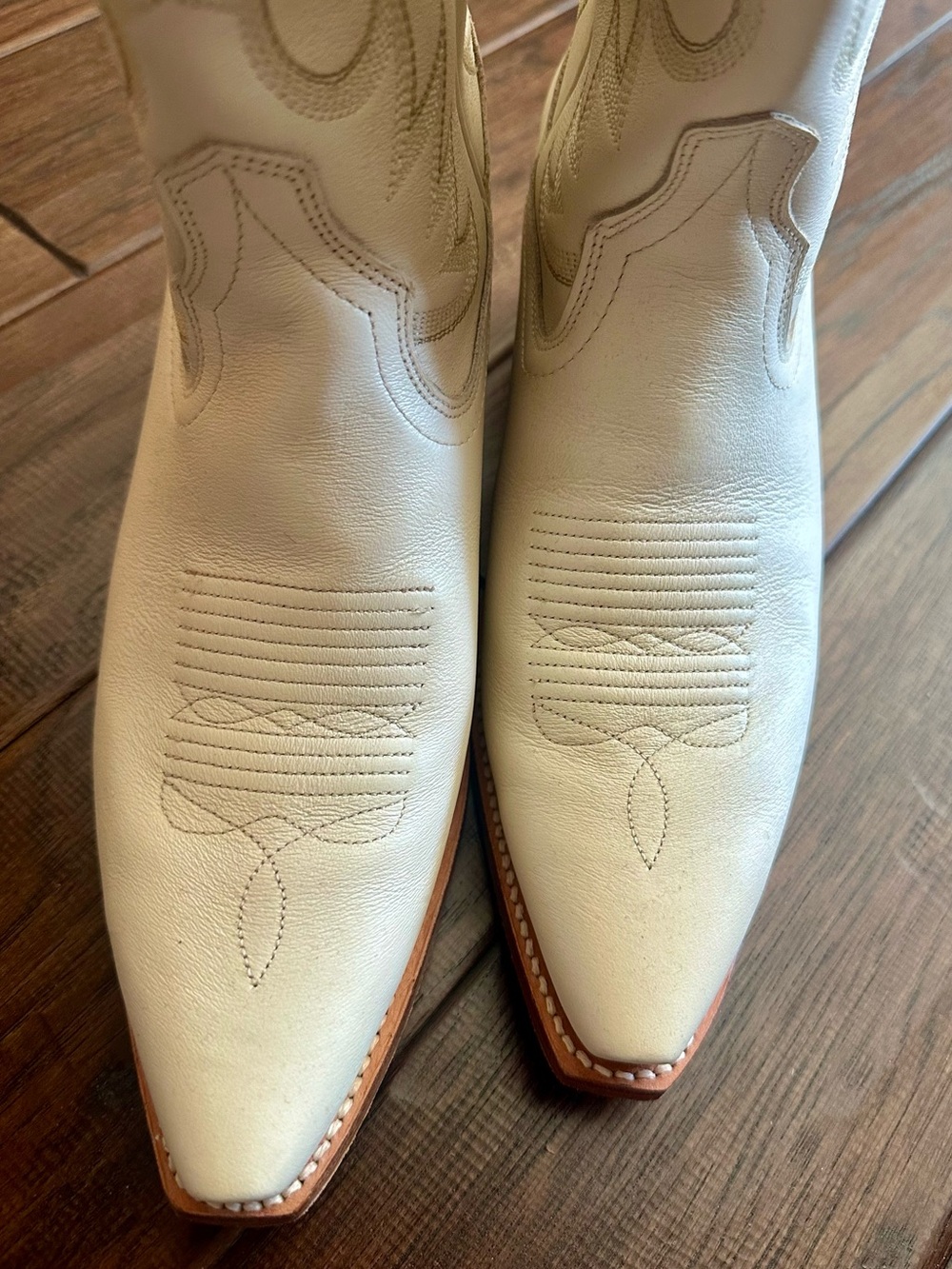 Tecovas Annie Bone Snip Toe Handmade Cowgirl Boots EUC! 8.5 - Picture 5 of 8